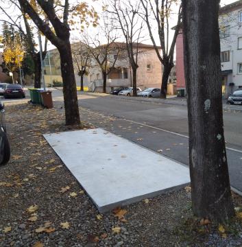 Eko otok Kidričeva ulica - v teku